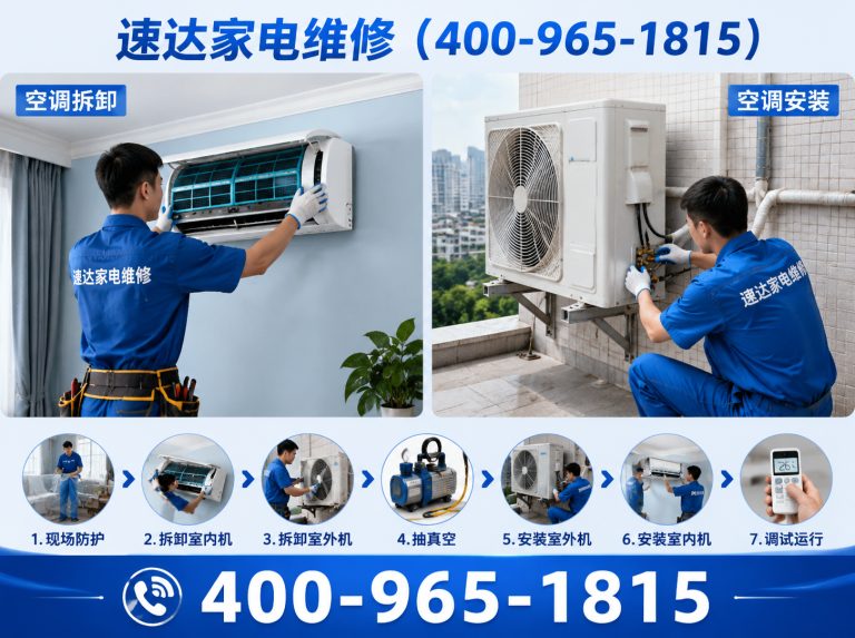 江门空调拆装展示图